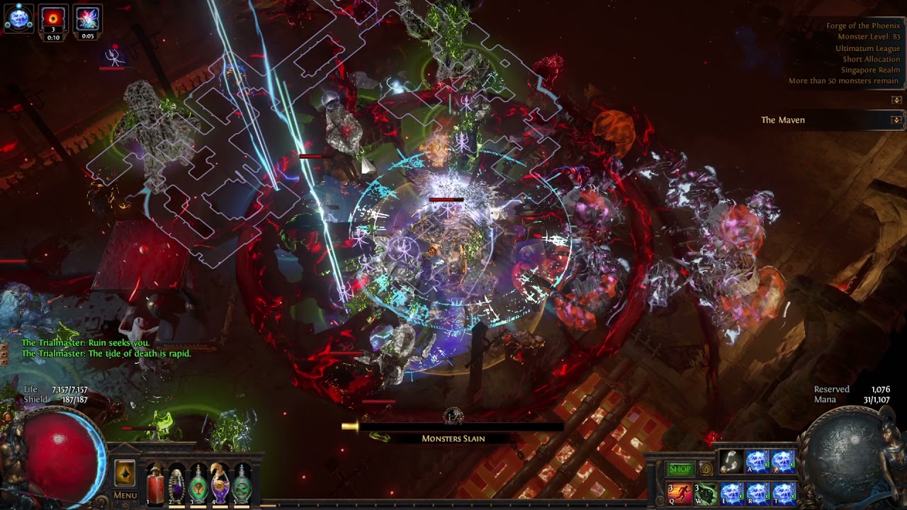 Fire Burst Elementalist T16 Phoenix POE 3.14 YouTube