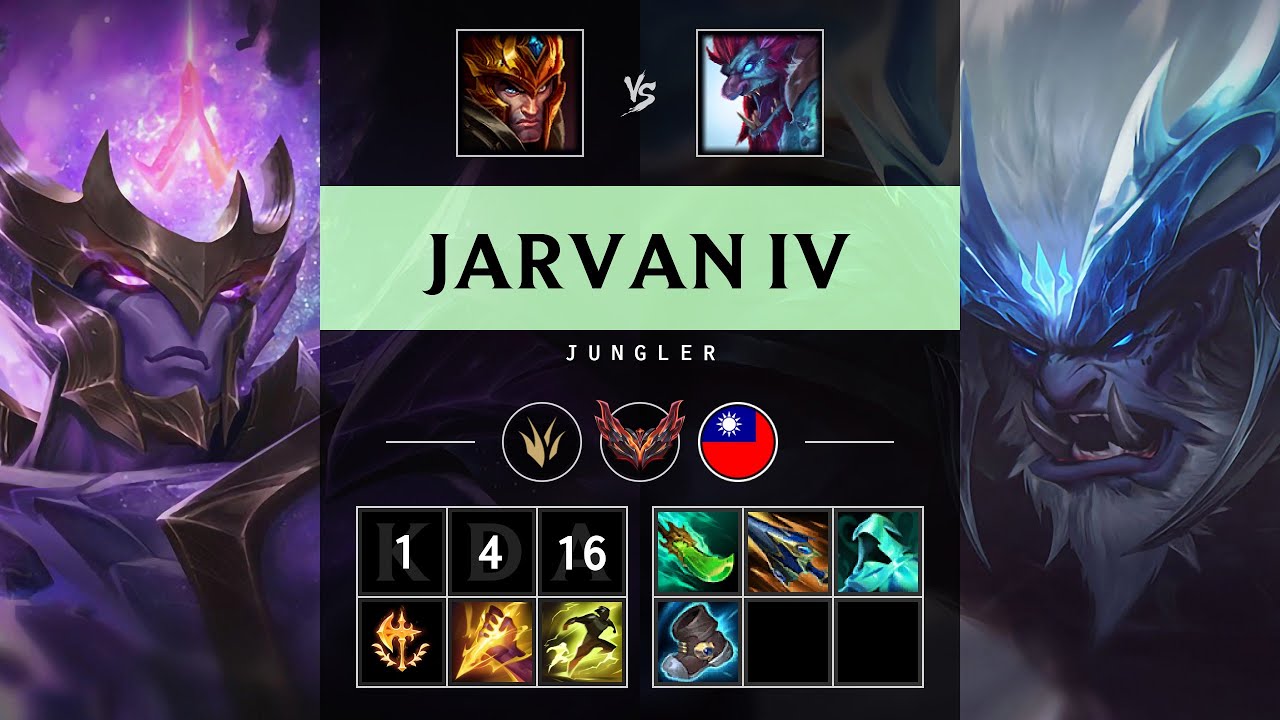 Jarvan IV Jungle vs Trundle - TW Grandmaster Patch 25.13