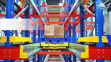 Radio shuttle for high density pallet storage