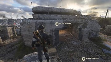 CoD: WW2 - How to get on top of Major Howard