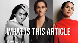 Celebrity Meghan Markle’s NEW Bizarre Interview | Harper’s Bazaar reaction  Wealth