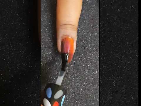 ombre nail art