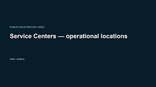 How to Set Up Service Centers