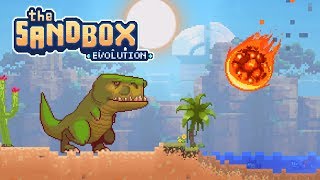 The Sandbox Evolution - Meteor Vs T-Rex! - Let's Play The Sandbox Evolution screenshot 4