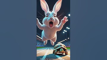 The Rabbit And The Tortoise Story😃#ai #aivideo #shots #youtubeshorts #rabbit #tortoise #story #