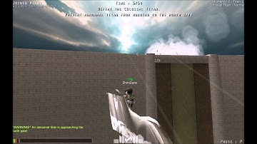 Colossal Titan one-shot [12 sec] - Attack on Titan Tribute Game