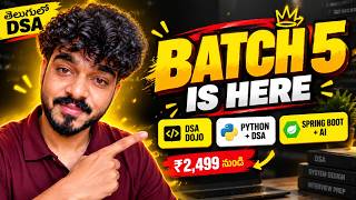 Details DSA DOJO Batch 5 Registrations | Sans Aura Batch 5 | DSA, Python & Spring Boot Full Stack Update