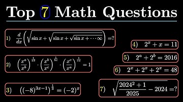Top 7 math Olympiad Question | Popular problems #IMO