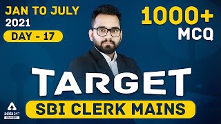 Target SBI Clerk 2021 Mains | General Awareness | 1000+ Questions | Day #17