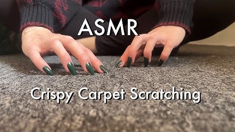 ASMR Lofi Crispy Carpet Scratching! No Tapping, No Talking ❤️