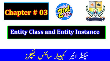 Entity class and Entity instance|DBMS lecture|Computer Science|Computer studies|2nd year Students