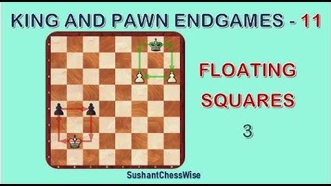 Lesson - 321 King And Pawn Endgames - 11 . Floating Squares  - Zugzwang