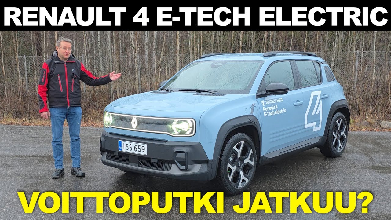 Renault 4 pitkä koeajo - Korotettu retro-rellu