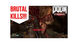 Crazy and Brutal Doom Eternal Glory Kills - 1080p High Settings Ultra-Violence