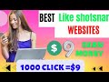 Earn money online on link shotnar/  1000 click to 9$/highest paying url shortener/
