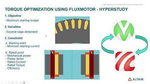 Torque Optimization for Introduction Motor  | FluxMotor & HyperStudy