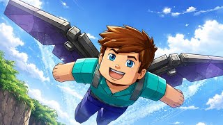 How to fly with an Elytra on minecraft 