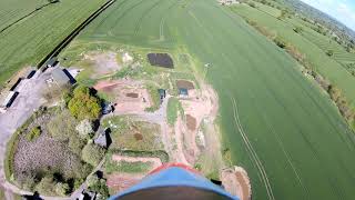Multiplex Funjet Ultra 'Typhoon' (onboard) flight 2 chasing Skylarks etc...