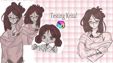 I tried Krita for the first time.