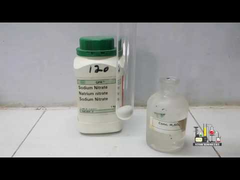 Video Sodium Nitrate and Sulphuric Acid - youtube