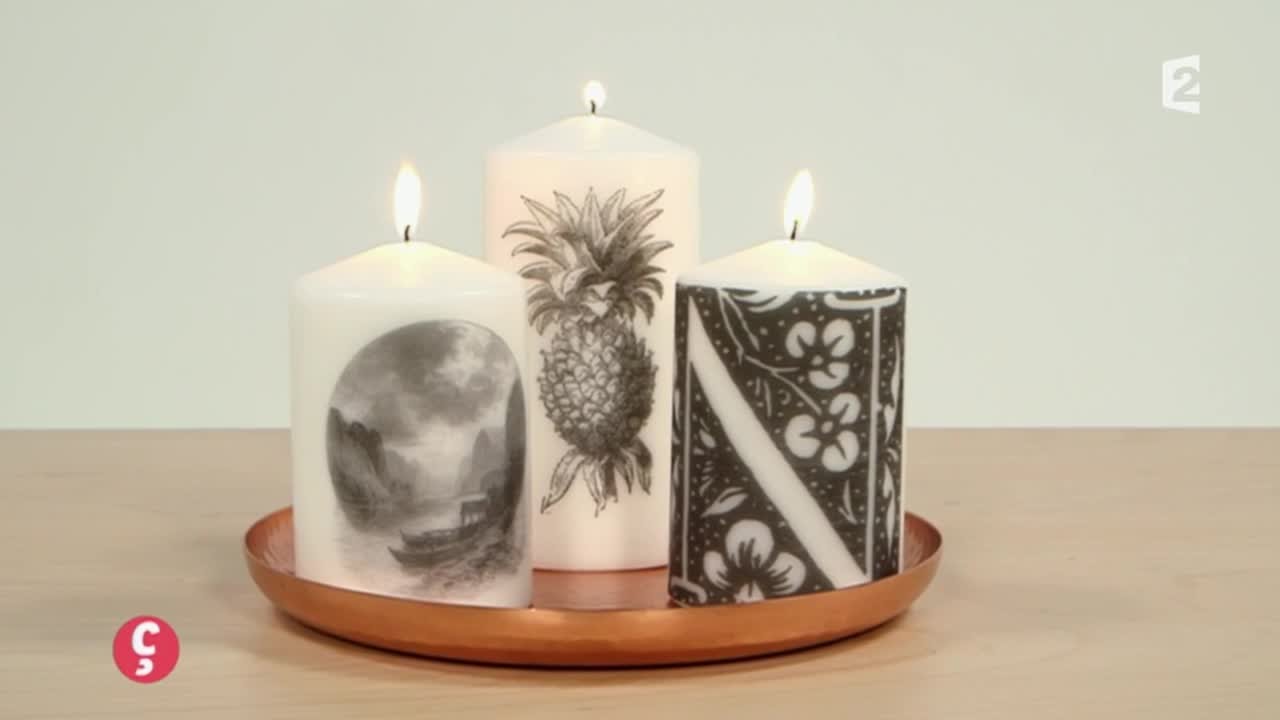 Des idées malignes pour customiser des bougies classiques - Elle