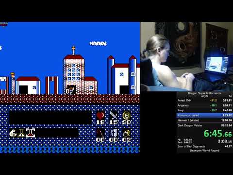 Dragon Slayer Jr. - Romancia: Any% in 0:50:05