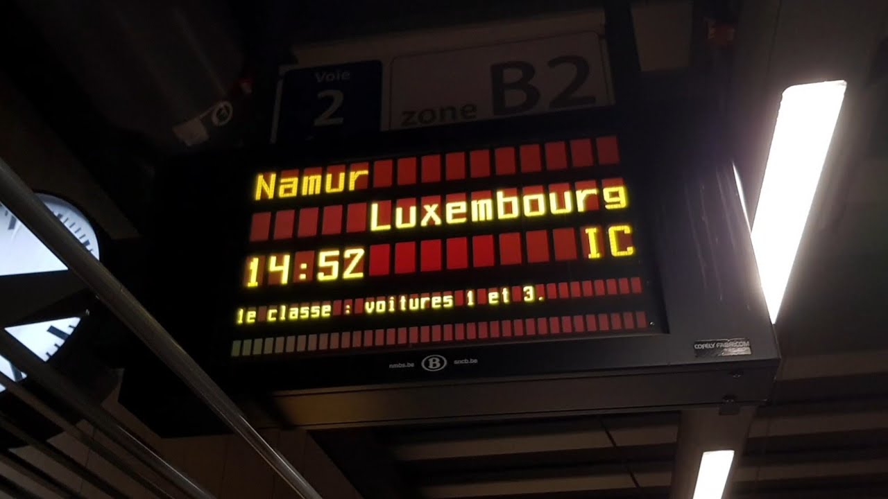 [SNCB/NMBS] Annonces/Omroepen/Ansagen Bruxelles-Schuman