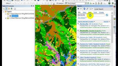 Reclassify Landcover raster data