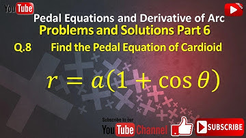 Pedal Equation Problem and Solution Part 6