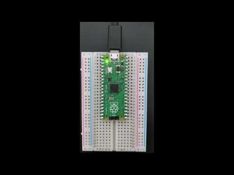 RPi Pico LED点滅（1秒間隔）