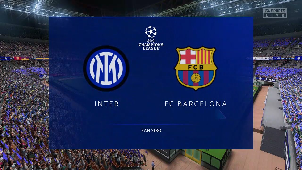 ⚽ Inter Milan vs Barcelona ⚽ | UEFA Champions League (04/10/2022) | Fifa 23