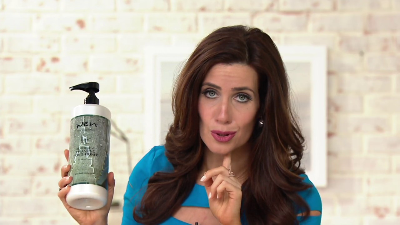 Wen By Chaz Dean Light 32 Oz Cleansing Conditioner On Qvc Youtube