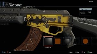 FIRST LOOK @ Black Ops 3 Paint Shop Batman Logo Tutorial