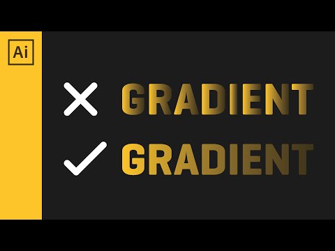 Video: Come si crea un gradiente personalizzato in Illustrator?