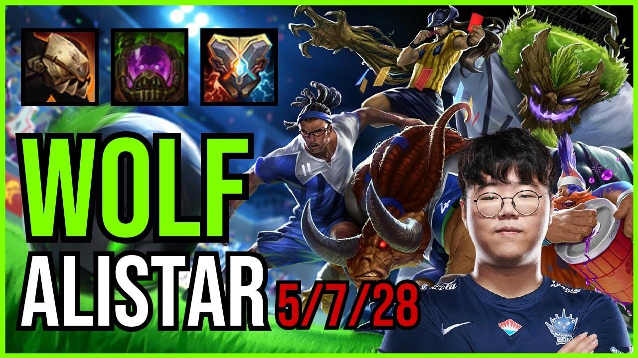 WOLF - ALISTAR vs YUUMI Support - KR Ranked - Patch 11.5
