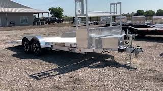 Aluma 8218 Power Tilt Trailer
