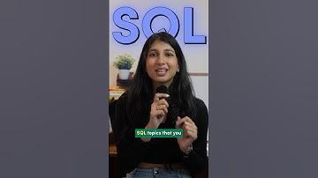 The only SQL Roadmap you need