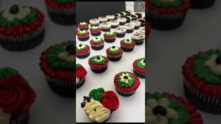 UAE National Day #shorts #cake #cupcakerecipe #cupcake #baking #fyp #cupcakedecorating #chocolate