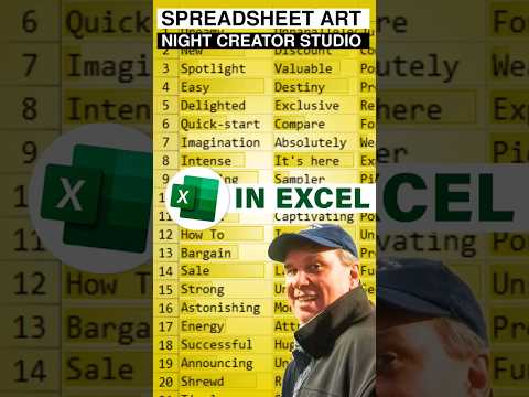 Excel Create Psychedelic