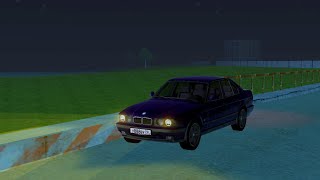 СУМАСШЕДШАЯ BMW E34 НА BLACK RUSSIA BLUE #blackrussia #BMW #blue 🔵