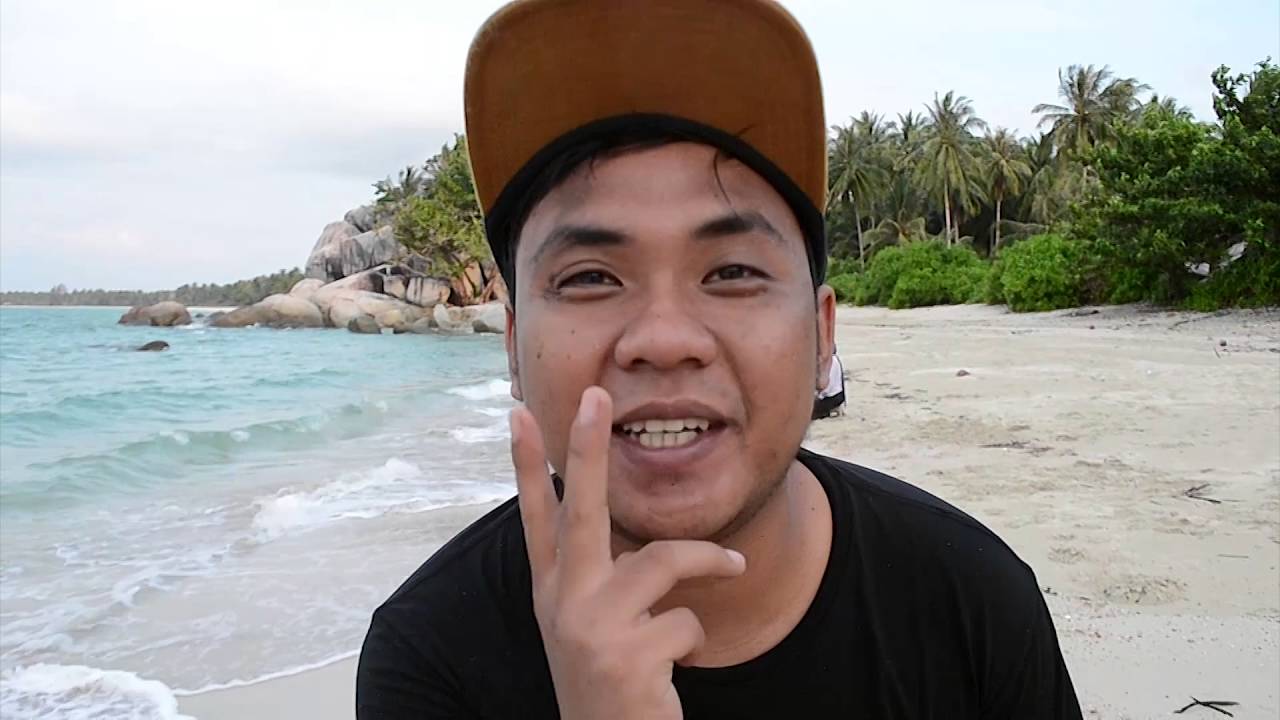 VLOG 3 Pantai siangau Bangka Barat Mencari Kelauarga 