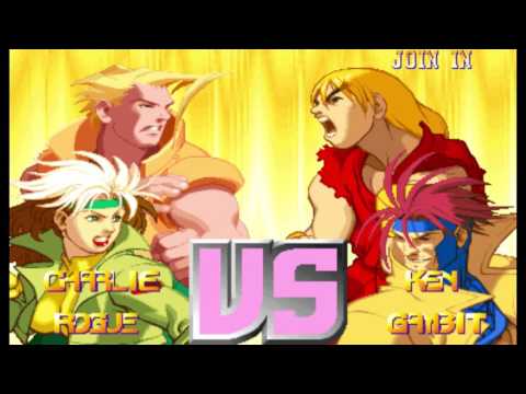 X-Men vs Street Fighter ( Arcade ) - Charlie / Rogue Playthrough ( Nov 30, 2016 )