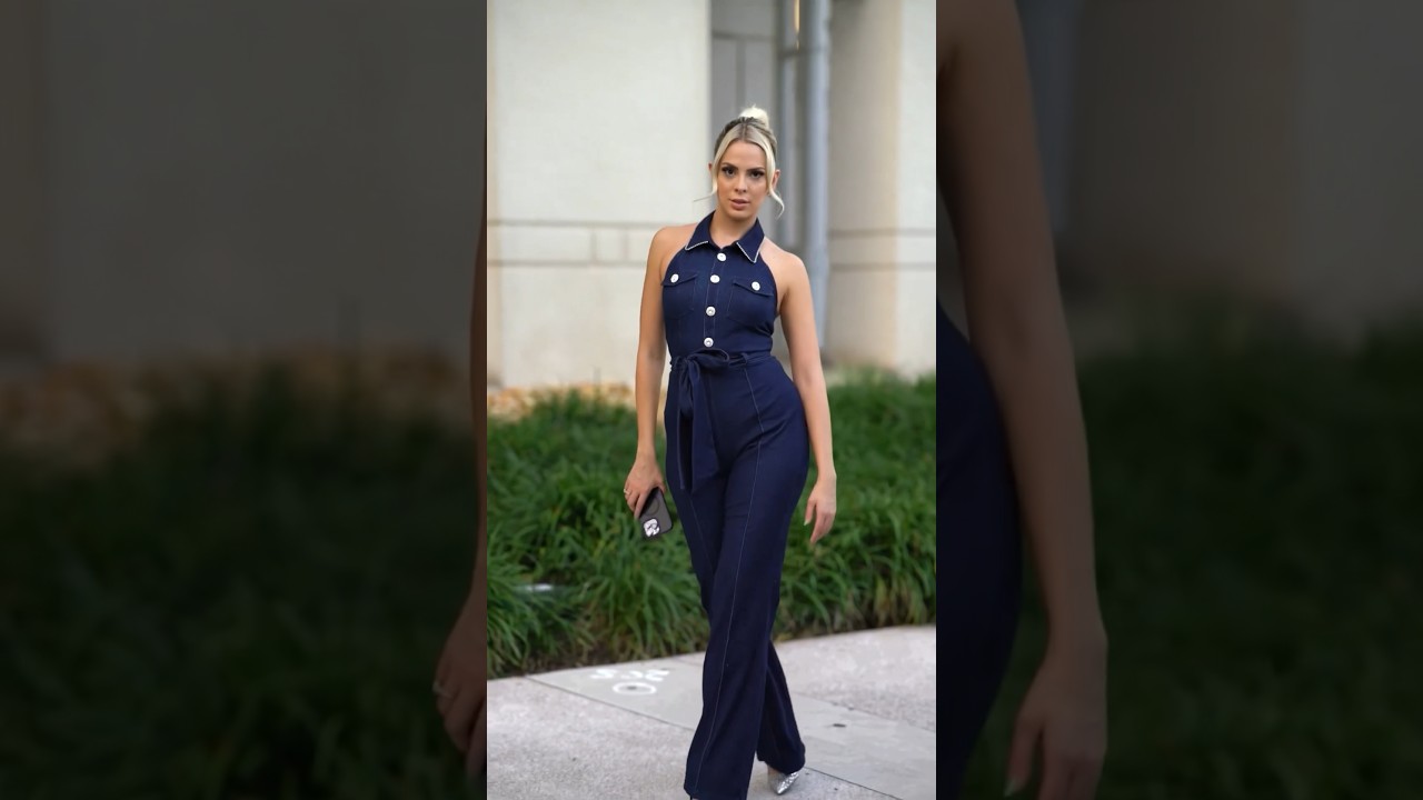 New fashion tip with a beautiful Jumpsuit Fashion week 