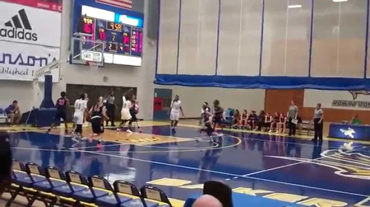 Danielle Bender #44, 5'11" Combo, 1st College game...