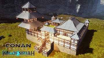 HOW TO BUILD A SMALL YAMATAI BASE [SPEED BUILD] - CONAN EXILES