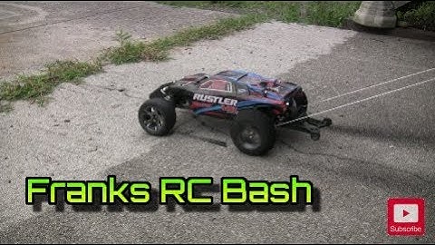 Traxxas Rustler VXL #4 - Trying To Burnout The Rear Tires - Tougher Than I Thought, RC Cars