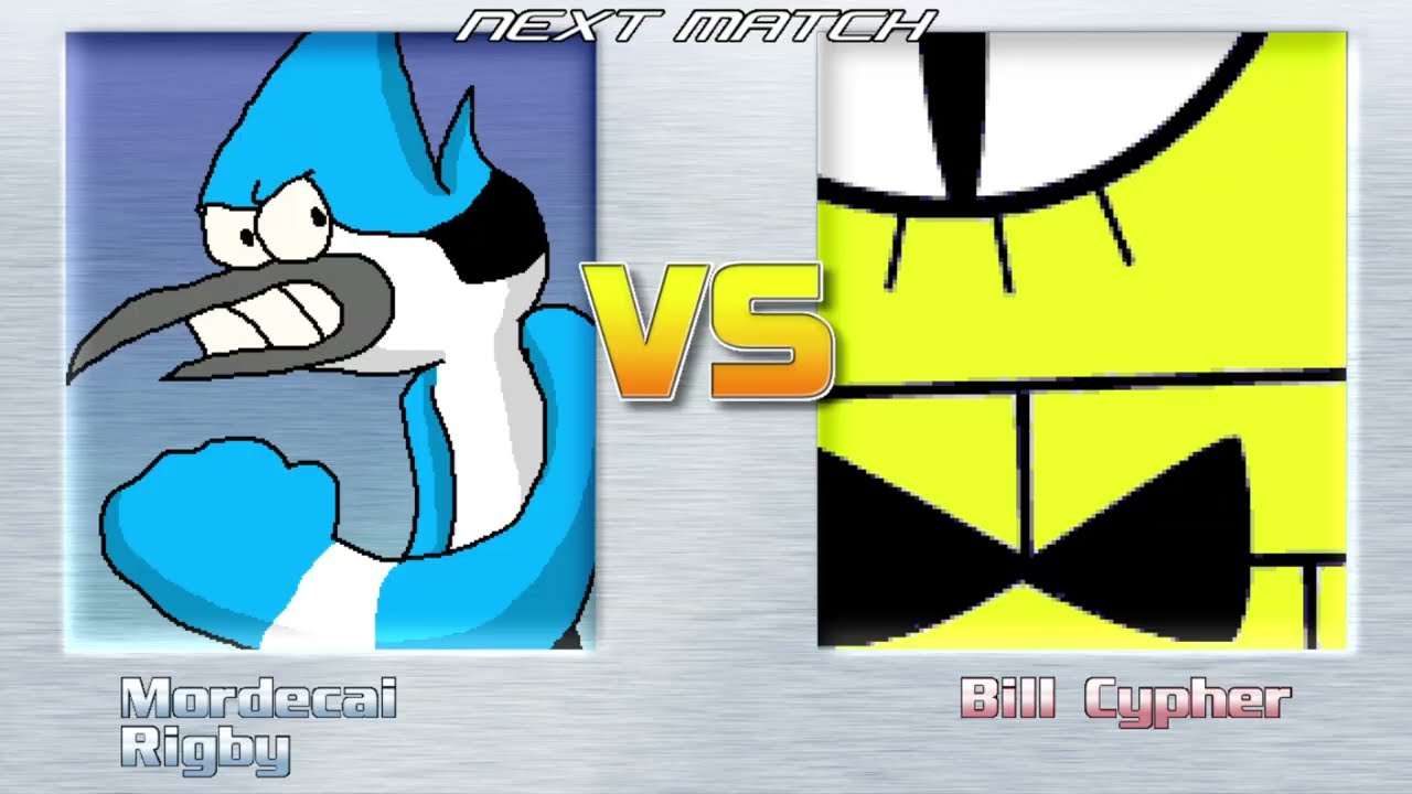 M.U.G.E.N: Mordecai & Rigby vs. Bill Cipher