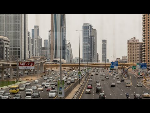 Dubai Skyline view from Sheikh Zayed Road – Dubai Downtown  2018 ( #VisitDubai )