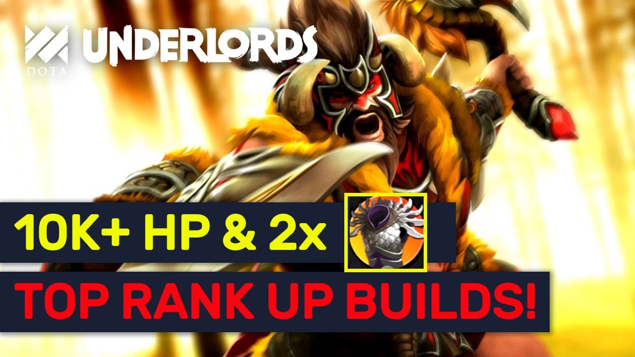 10K+ HP Double Blademail Brawny! #1 Rank Up Builds! | Dota Underlords