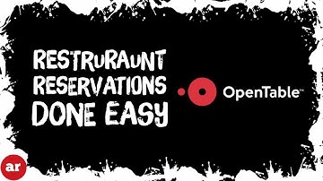 OpenTable Official App Review and Tutorial
